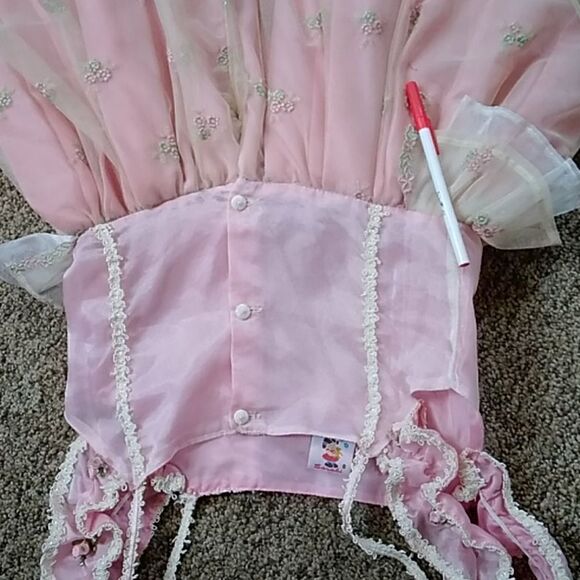 VTG,CREACIONES SARAHI EMBROIDERY GIRLS DRESS SIZE 8 - Picture 13 of 16